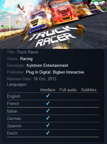 Truck Racer Steam - Click Image to Close